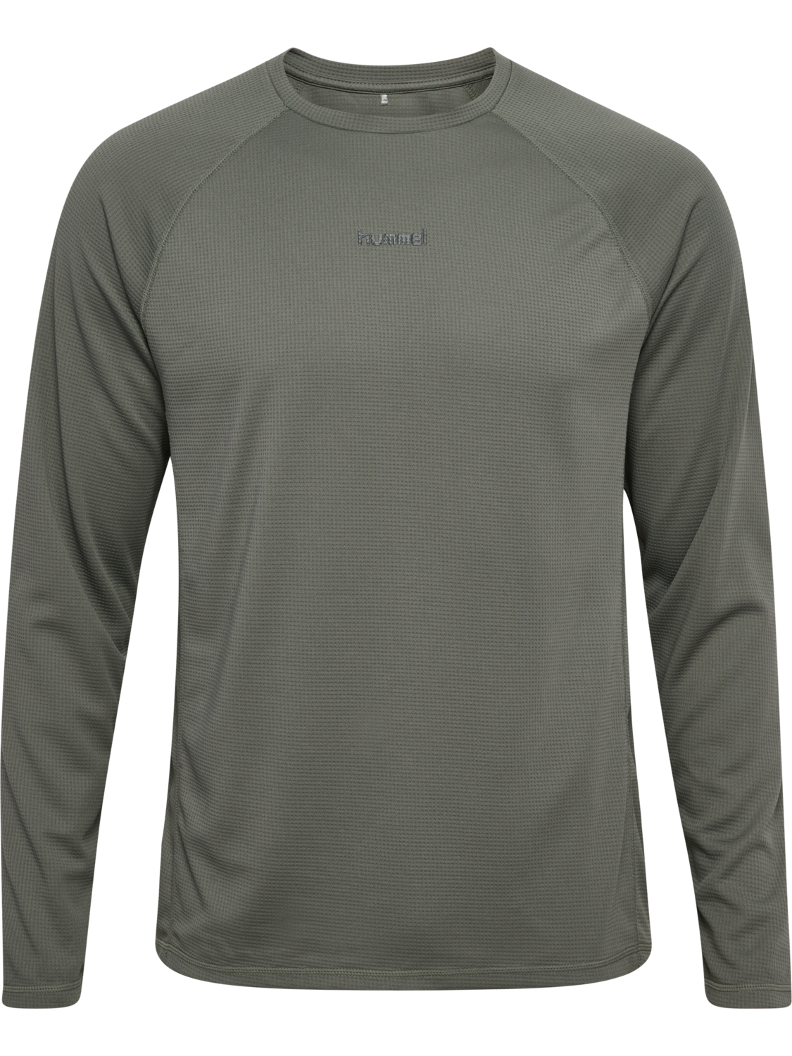 hmlMOMENTUM T-SHIRT L/S, CASTOR GRAY, packshot