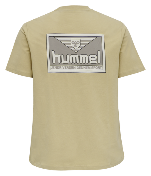 hmlFERIE T-SHIRT, PALE KHAKI, packshot