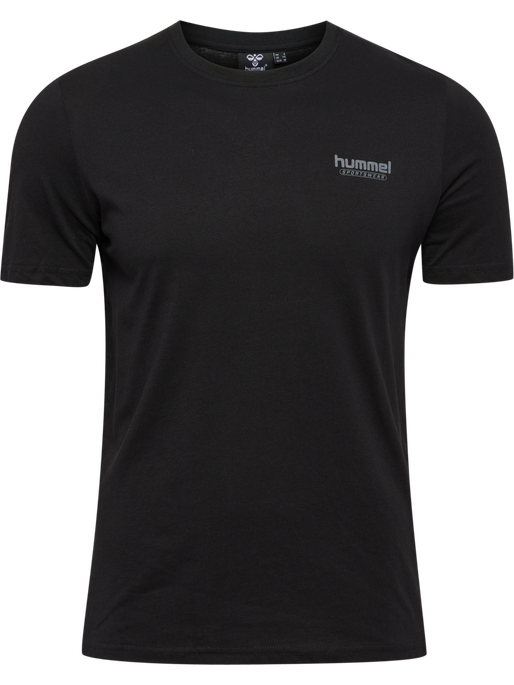 hmlBOOSTER T-SHIRT, BLACK, packshot