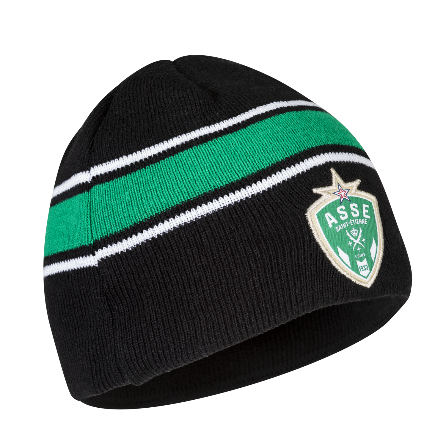 ASSE 22/23 FAN KNIT BEANIE, BLACK, packshot