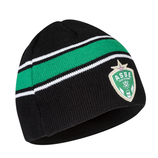 ASSE 22/23 FAN KNIT BEANIE, BLACK, packshot