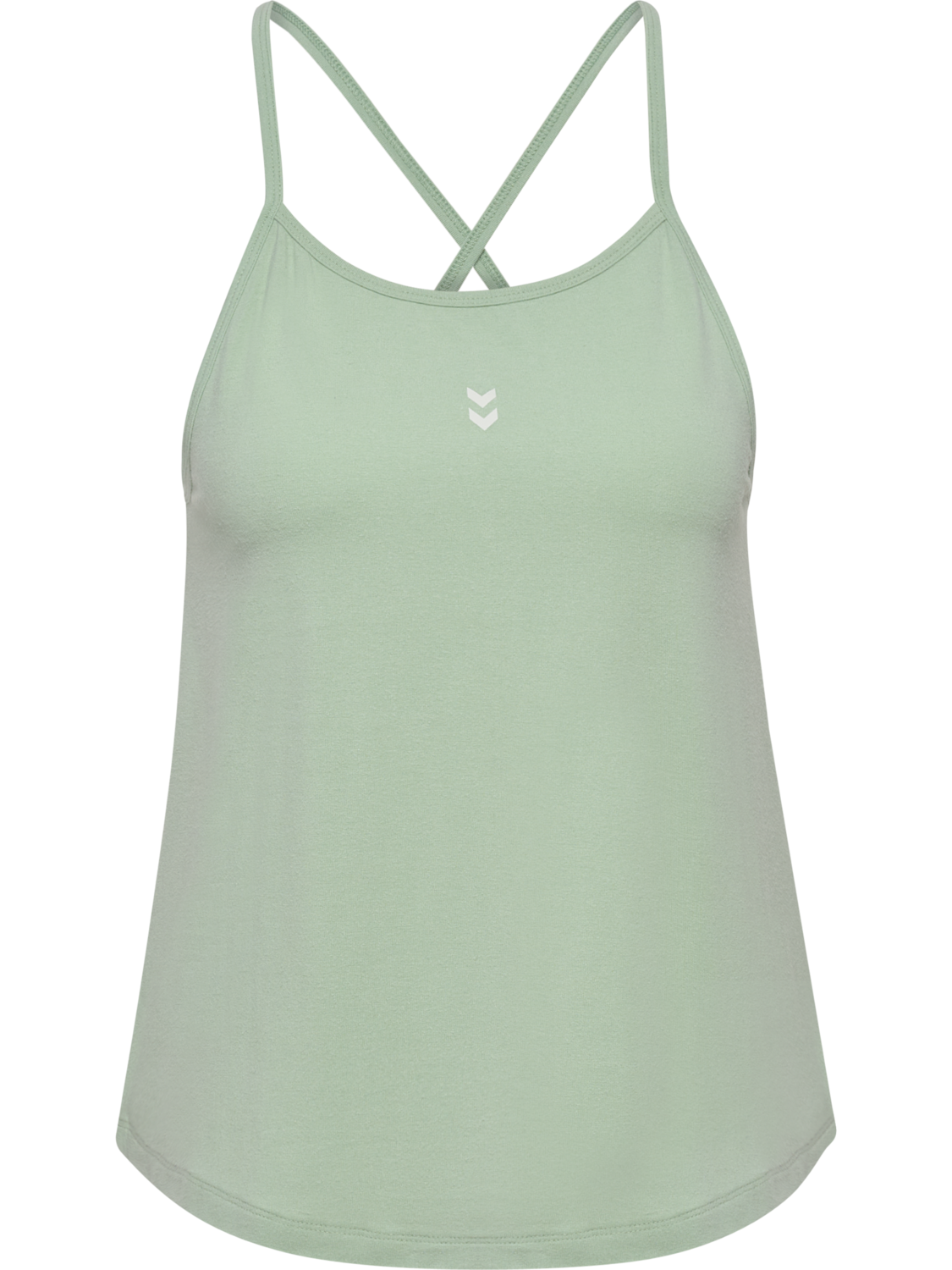 hmlYOGA SOFT W STRAP TOP, FROSTY GREEN, packshot