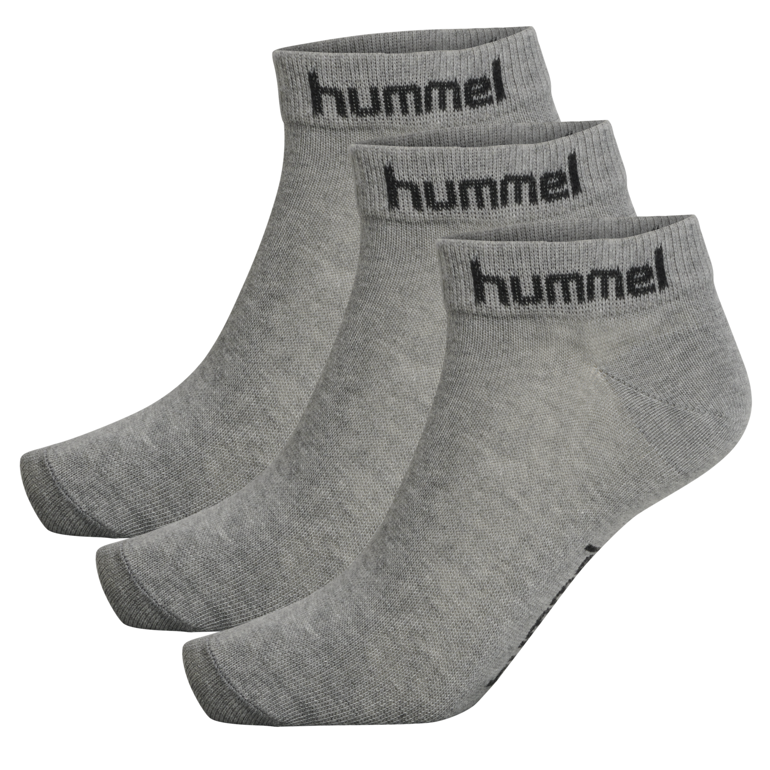 hmlTORNO 3-PACK SOCK, GREY MELANGE, packshot