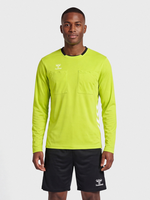 hmlREFEREE CHEVRON JERSEY L/S, EVENING PRIMROSE, model