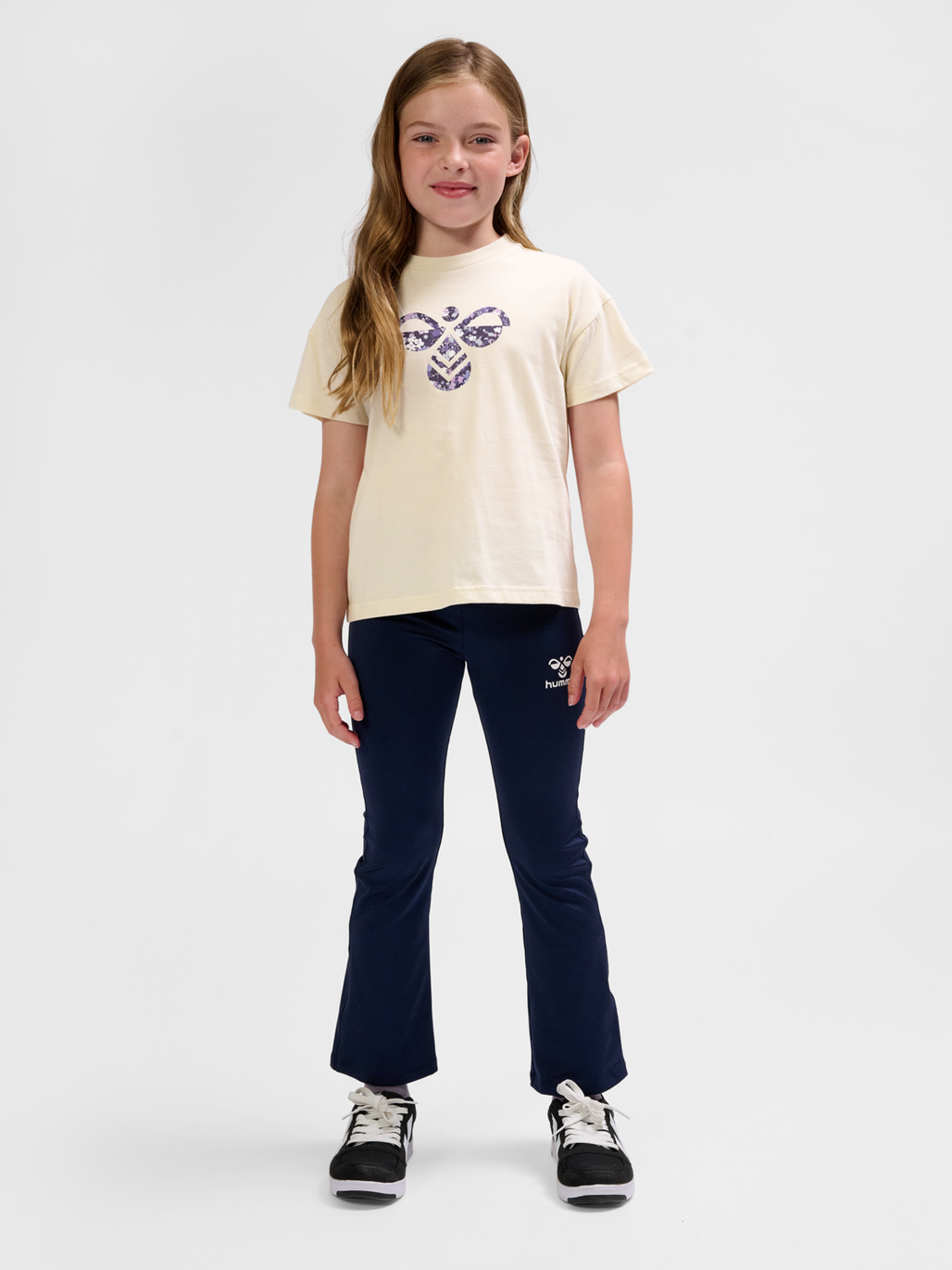 hmlLIBI T-SHIRT, WHITECAP GRAY, model
