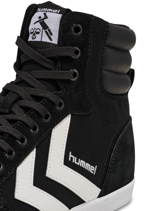 HUMMEL SLIMMER STADIL HIGH, BLACK/WHITE KH, packshot