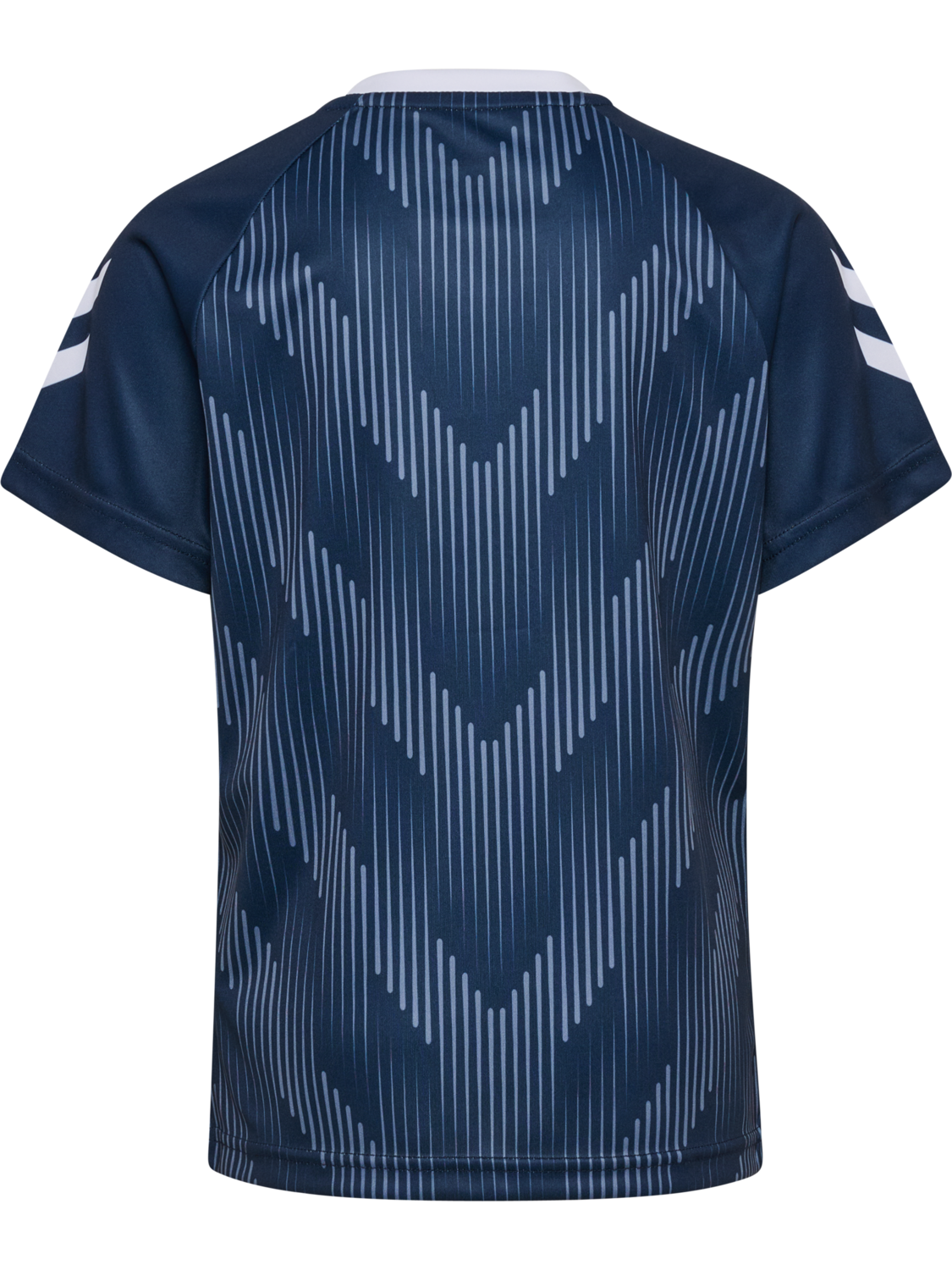 hmlJR REG SOCCER 12 T-SHIRT SS, DRESS BLUES, packshot