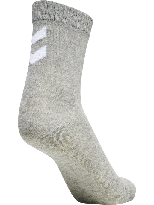 hmlMAKE MY DAY SOCK 5-PACK, GREY MELANGE/GREY MELANGE hmlMAKE MY DAY SOCK 5-PACK, GREY MELANGE/GREY MELANGE, packshot