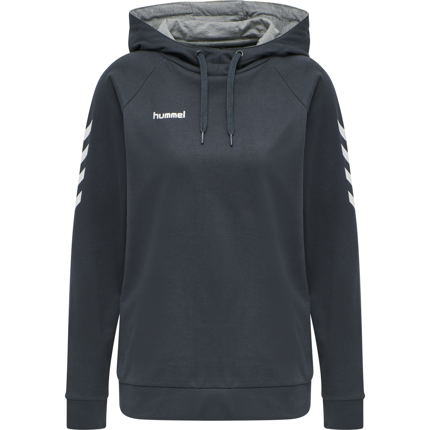 HUMMEL GO COTTON HOODIE WOMAN, INDIA INK, packshot