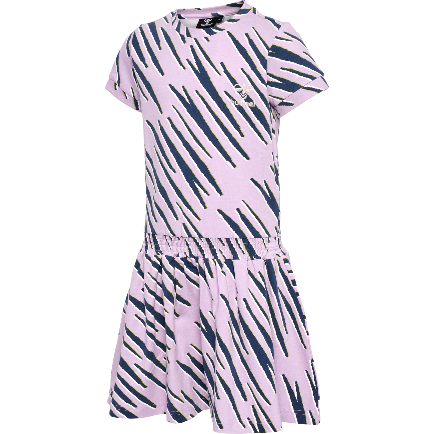 hmlRUSHY AOP DRESS S/S, ORCHID BLOOM, packshot