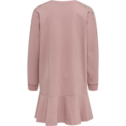 hmlEVELYN DRESS L/S, WOODROSE hmlEVELYN DRESS L/S, WOODROSE, packshot