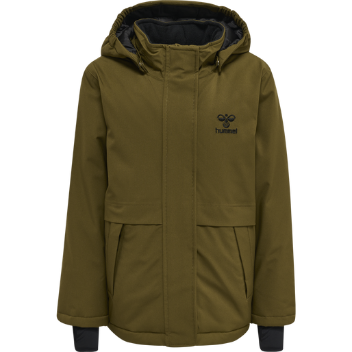 hmlURBAN TEX JACKET, DARK OLIVE, packshot