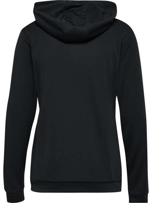 hmlAUTHENTIC PL ZIP HOODIE WOMAN, BLACK, packshot