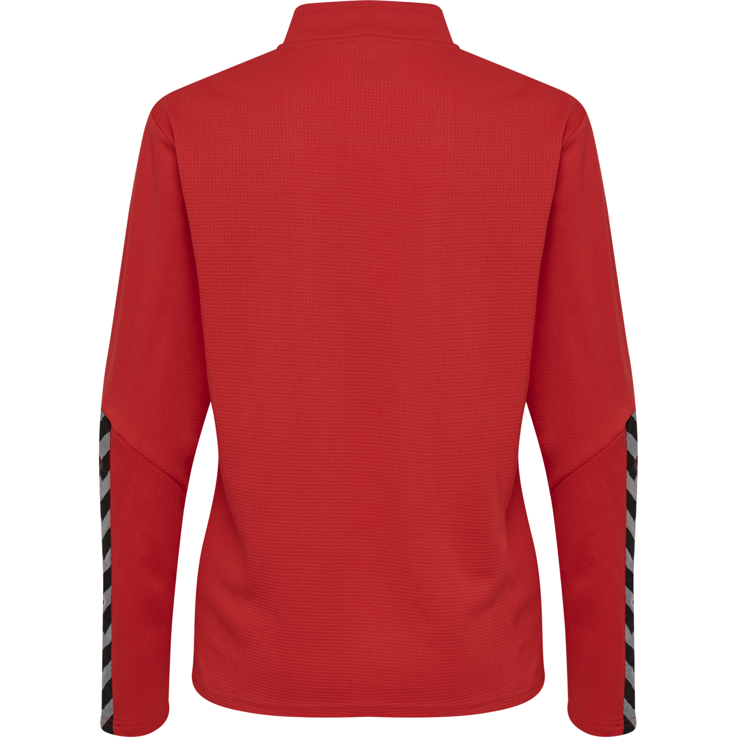 hmlAUTHENTIC HALF ZIP SWEATSHIRT WOMAN, TRUE RED, packshot