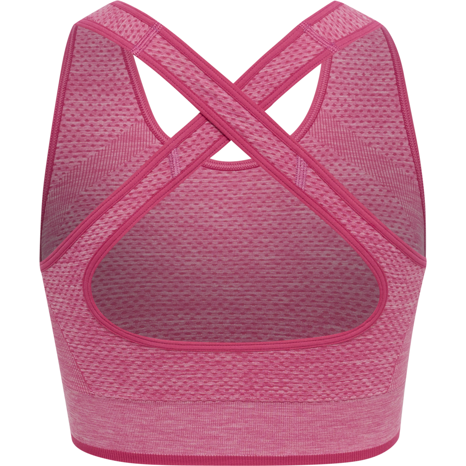 hmlMT UNA SEAMLESS SPORTS TOP, AZALEA PINK MELANGE, packshot