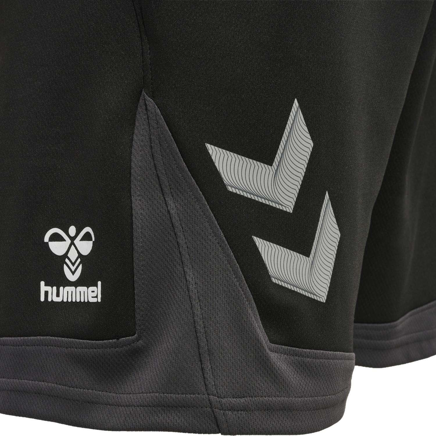 hmlLEAD POLY SHORTS, BLACK, packshot