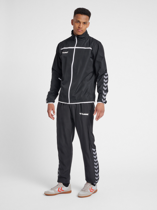 hmlAUTHENTIC MICRO PANT, BLACK/WHITE, model