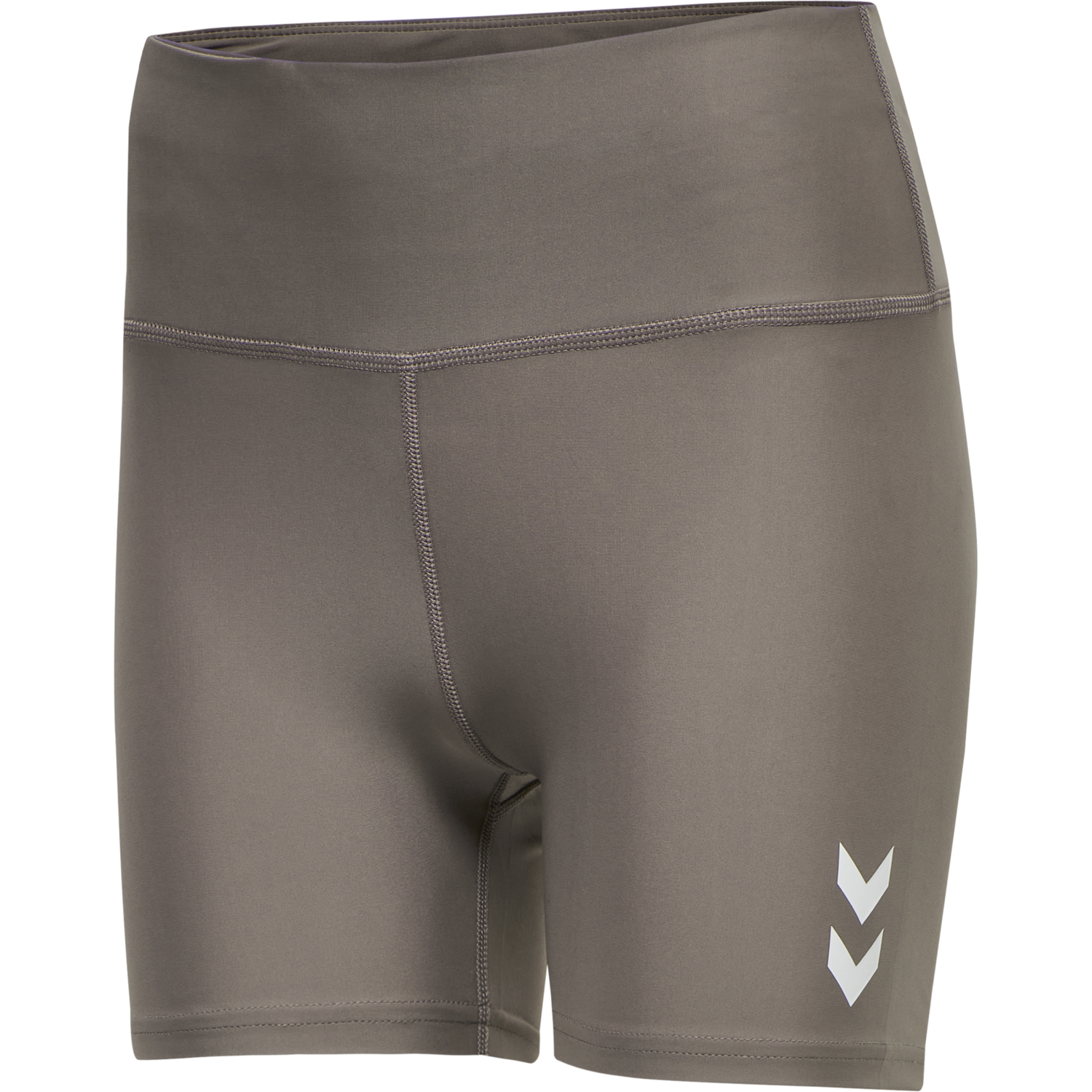 hmlTE TOLA HW TIGHT SHORTS, DRIFTWOOD, packshot