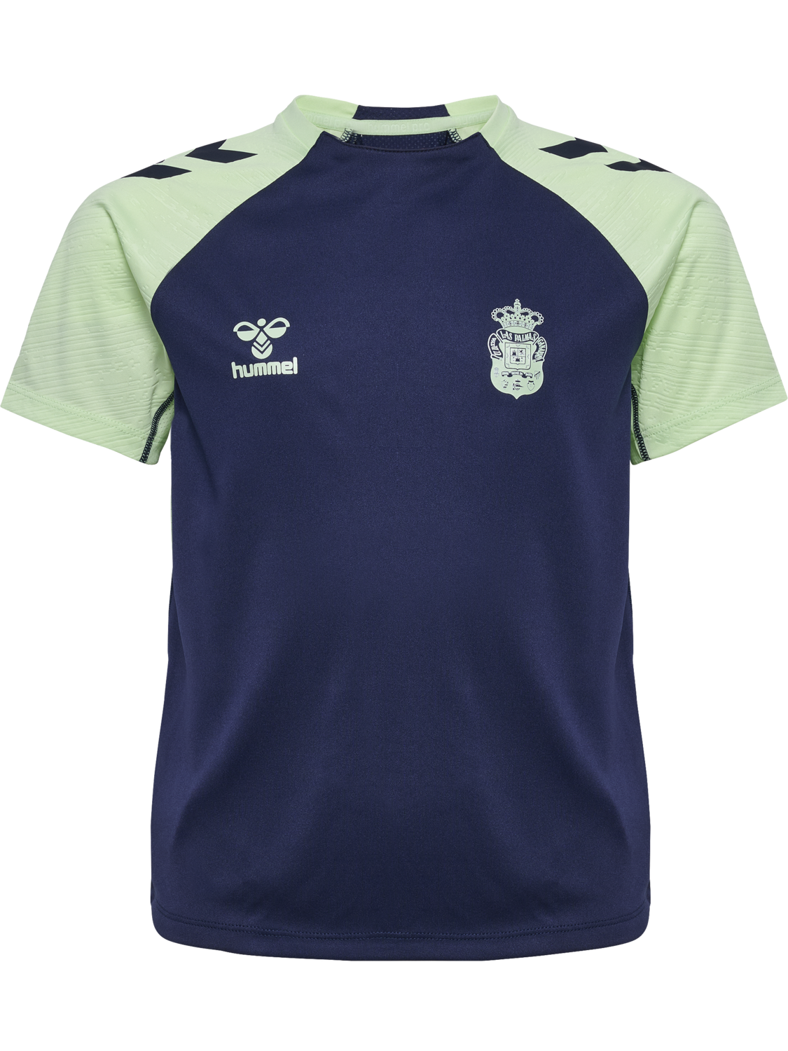 hmlPRO TRAINING JERSEY S/S KIDS, !MARINE/PATINA GREEN, packshot