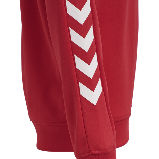hmlPROMO KIDS POLY HOODIE, TRUE RED, packshot