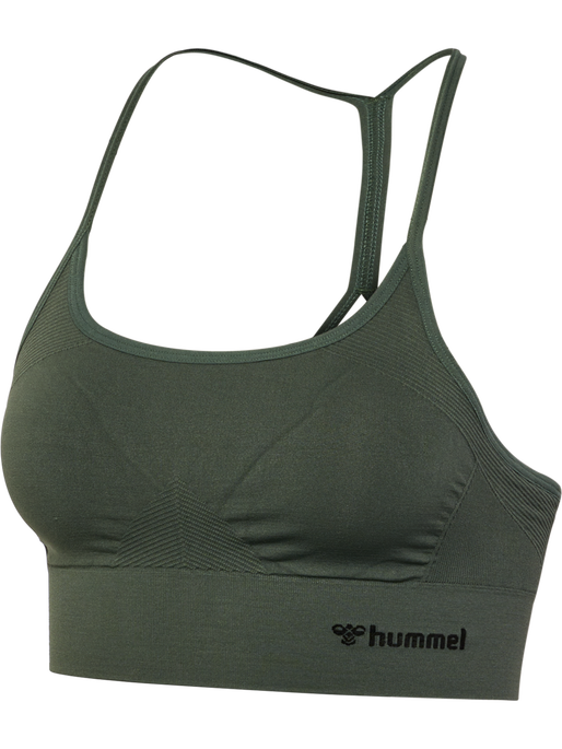 hmlTIFFY SEAMLESS SPORTS TOP, CLIMBING IVY hmlTIFFY SEAMLESS SPORTS TOP, CLIMBING IVY, packshot
