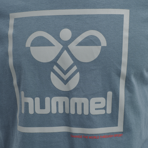 hmlISAM T-SHIRT, CHINA BLUE, packshot