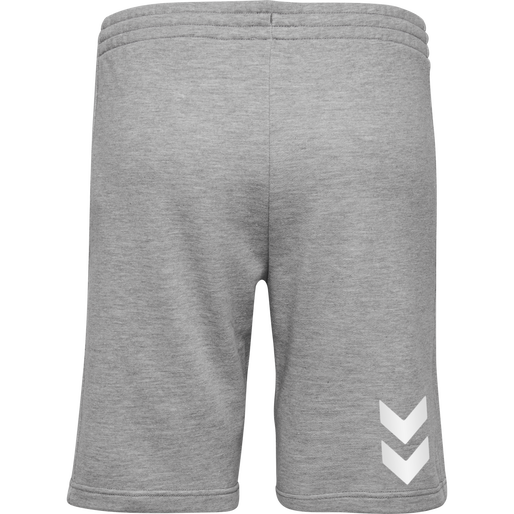 HUMMEL GO COTTON BERMUDA SHORTS WOMAN, GREY MELANGE, packshot