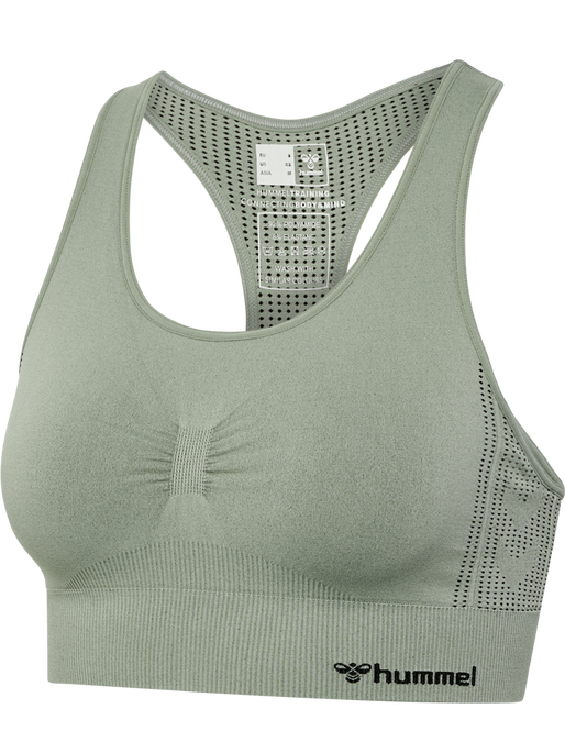 hmlMT SHAPING SEAMLESS SPORTS TOP, SEAGRASS, packshot