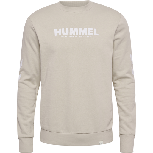 hmlLEGACY SWEATSHIRT, PUMICE STONE, packshot