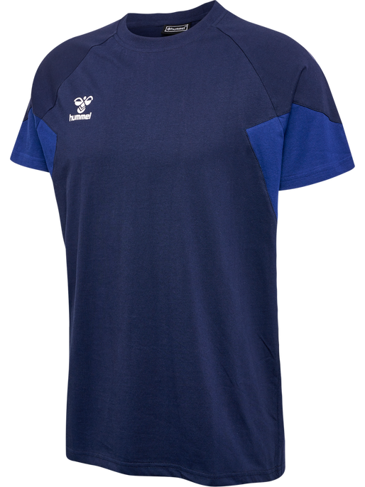 hmlTRAVEL T-SHIRT S/S, MARINE hmlTRAVEL T-SHIRT S/S, MARINE, packshot