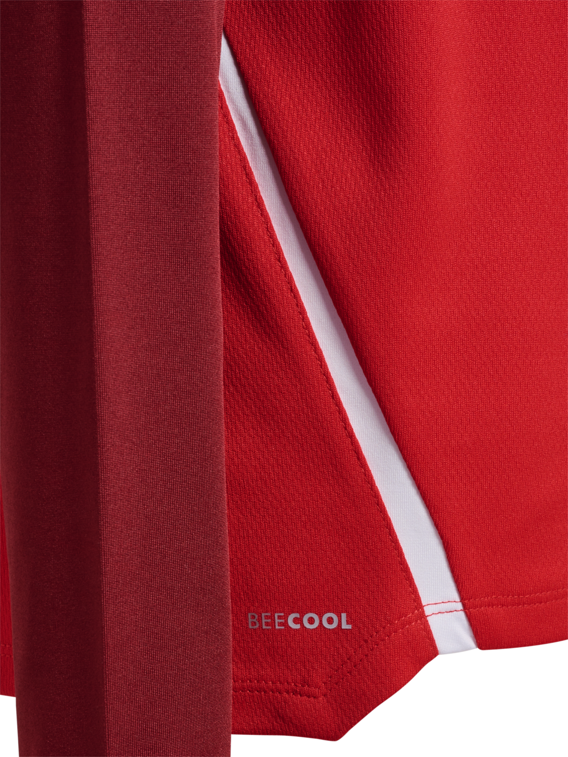 hmlLEAD 2.0 HALF ZIP KIDS, TRUE RED/MAROON, packshot