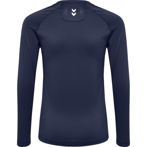 HUMMEL FIRST PERFORMANCE KIDS JERSEY L/S, MARINE, packshot