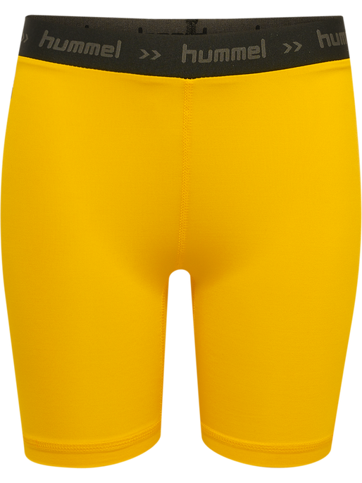 HML FIRST PERFORMAN KIDS TIG SHORTS, SPORTS YELLOW HML FIRST PERFORMAN KIDS TIG SHORTS, SPORTS YELLOW, packshot
