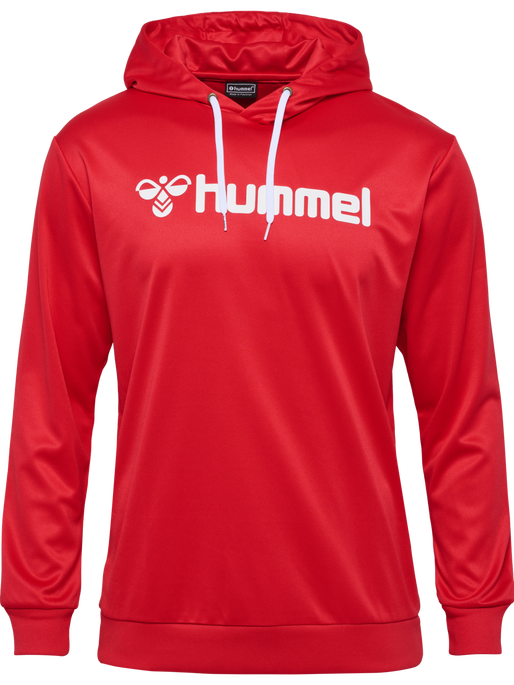 hmlLOGO HOODIE, TRUE RED hmlLOGO HOODIE, TRUE RED, packshot