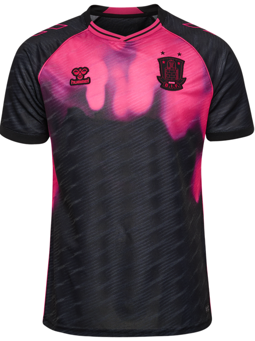 BIF 25/26 WOMEN AWAY JERSEY S/S, JET BLACK/BEETROOT BIF 25/26 WOMEN AWAY JERSEY S/S, JET BLACK/BEETROOT, packshot