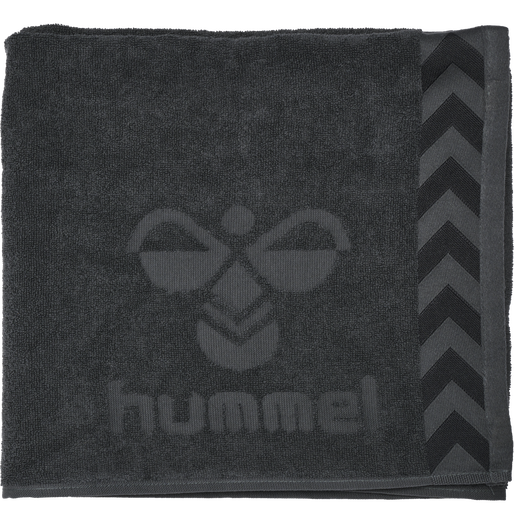 HUMMEL LARGE TOWEL, ASPHALT, packshot