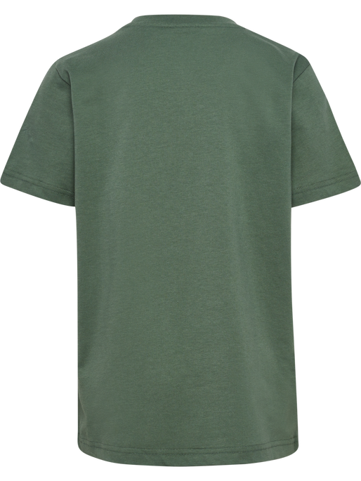 hmlPRINT T-SHIRT S/S, LAUREL WREATH/BLACK IRIS, packshot