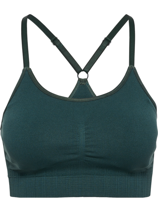 hmlMT DEFINE SEAMLESS PADDED BRA, GREEN GABLES, packshot