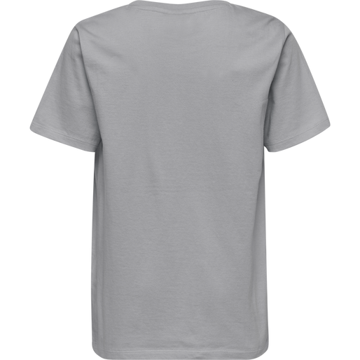 hmlTRES T-SHIRT S/S, GREY MELANGE, packshot