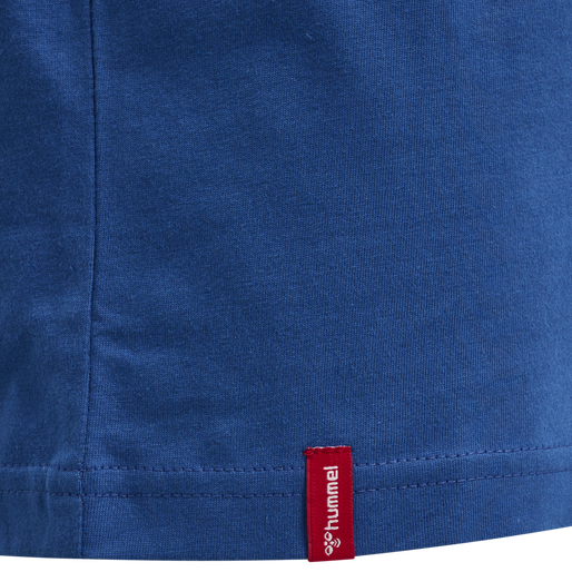 hmlRED BASIC T-SHIRT S/S KIDS, TRUE BLUE, packshot