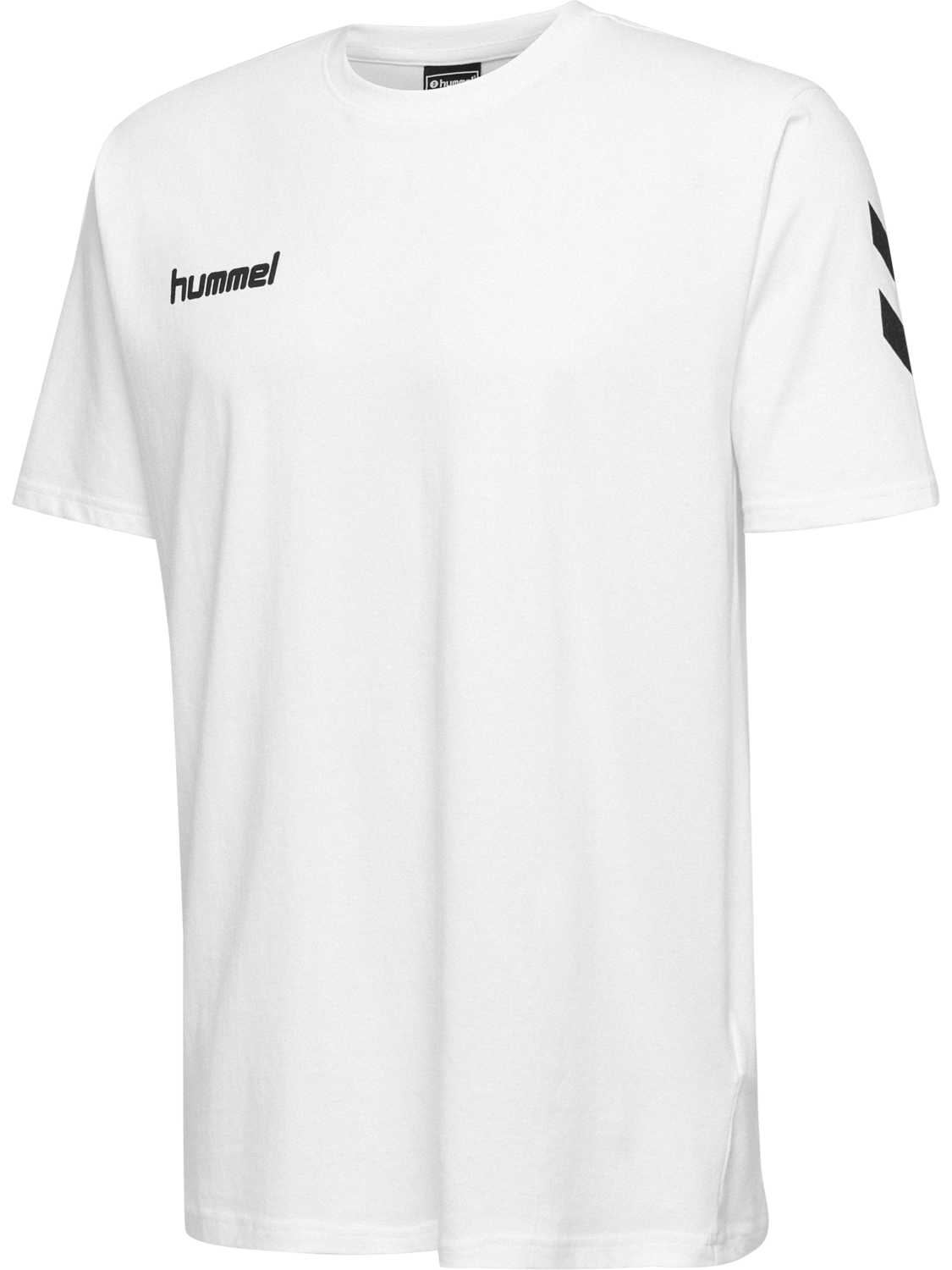 HUMMEL GO COTTON T-SHIRT S/S, WHITE, packshot