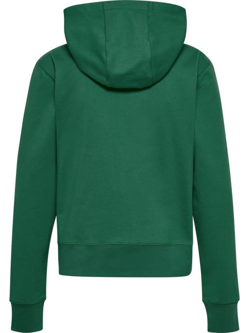 hmlGO 2.0 ZIP HOODIE WOMAN, EVERGREEN hmlGO 2.0 ZIP HOODIE WOMAN, EVERGREEN, packshot