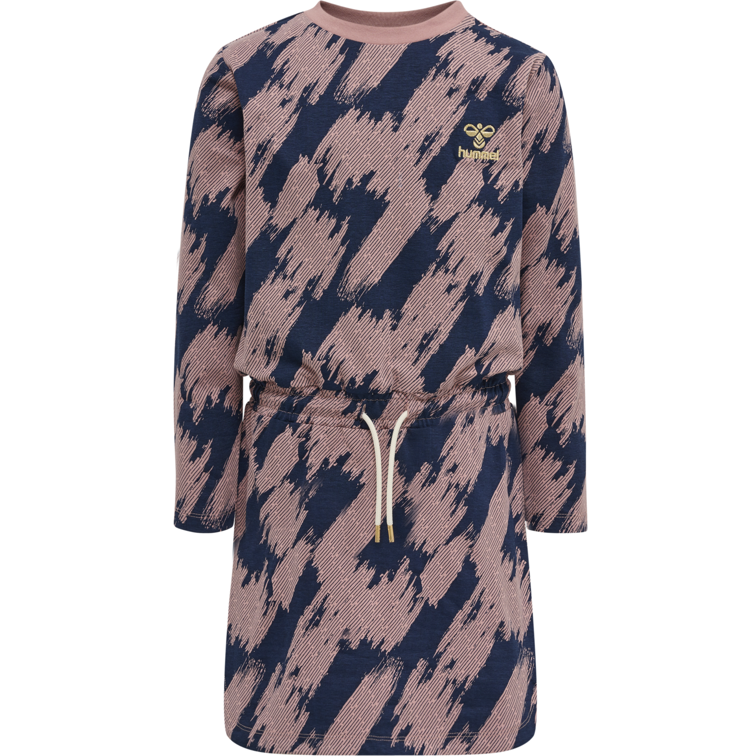 hmlEMERSON DRESS L/S, WOODROSE, packshot