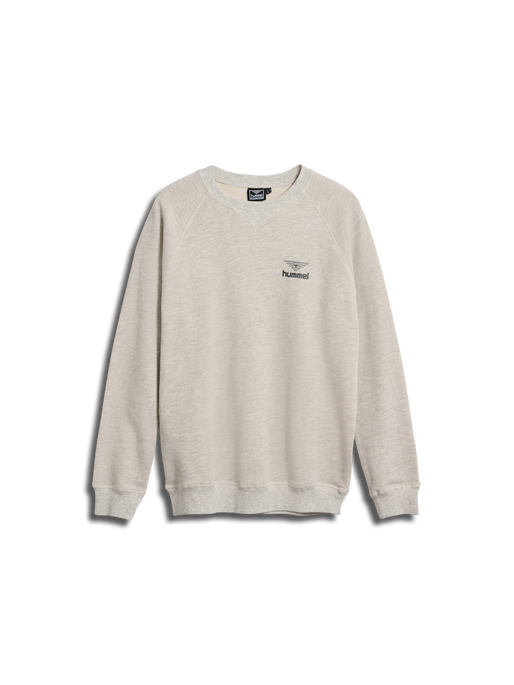 hmlHIVE LUCAS SWEATSHIRT, GREY MELANGE, packshot