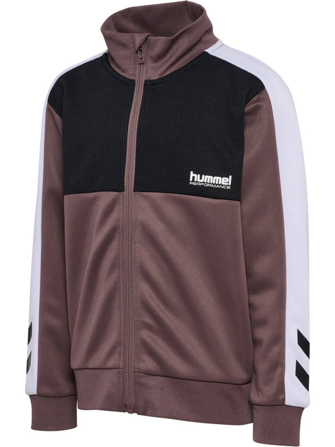 hmlJR COLORBLOCK TRACKSUIT, PEPPERCORN, packshot