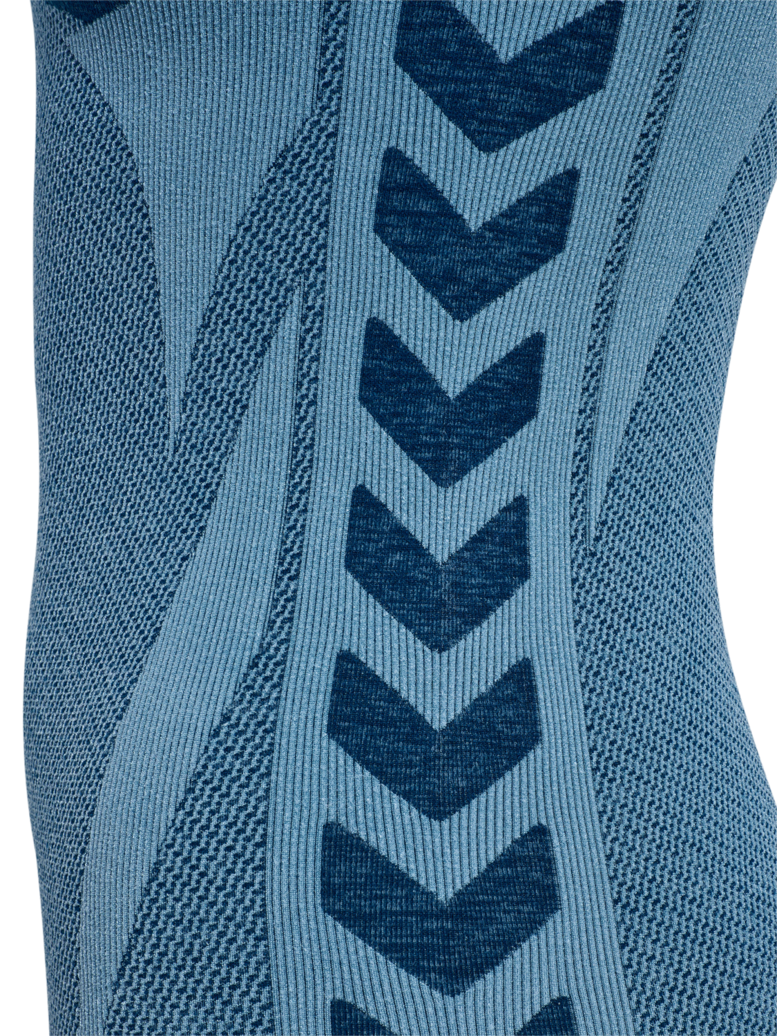 hmlCLEA SEAMLESS TOP, NAVY PEONY/FADED DENIM, packshot