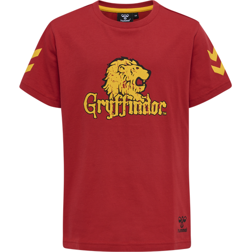 hmlHARRY POTTER TRES T-SHIRT S/S, SCARLET SAGE, packshot