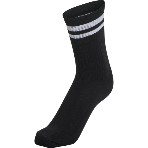 hmlRETRO 4-PACK SOCKS MIX, WHITE/BLACK, packshot