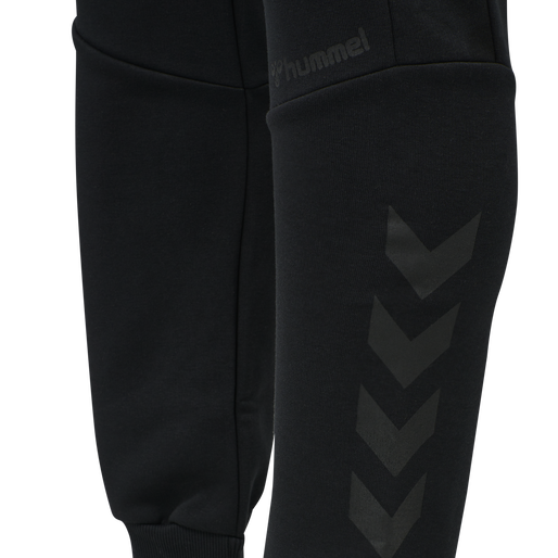 hmlFINLEY REGULAR PANTS, BLACK, packshot