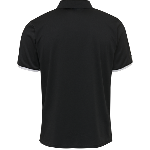 hmlAUTHENTIC FUNCTIONAL POLO, BLACK/WHITE hmlAUTHENTIC FUNCTIONAL POLO, BLACK/WHITE, packshot